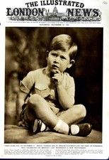 Original Old Vintage Print