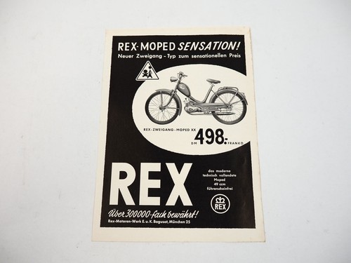 Rex two speed moped ccm - two,