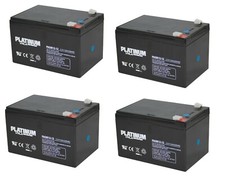 12V 12AH SLA BATTERIES X 4   (