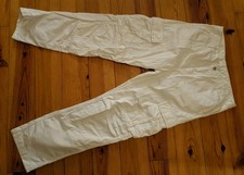 CARHARTT MENS WHITE REGULAR CARGO PANT TROUSERS VGC SIZE W34 L33