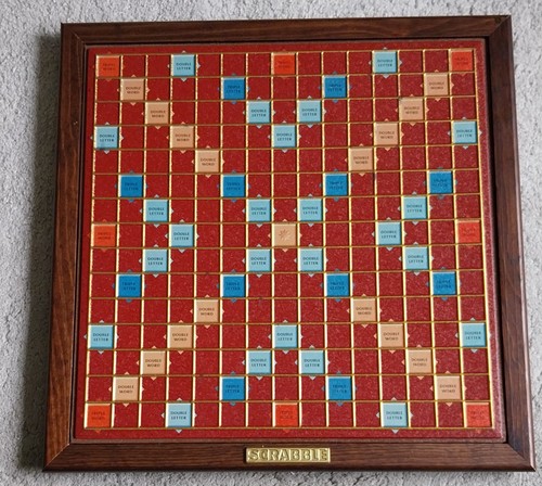 Scrabble deluxe spare - scrabble,