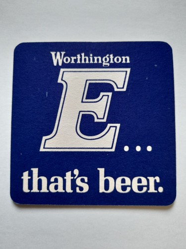 Worthington vintage beer mat - e,