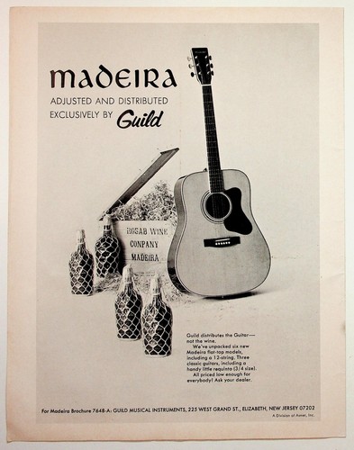 Vintage madeira guild guitars - guild,