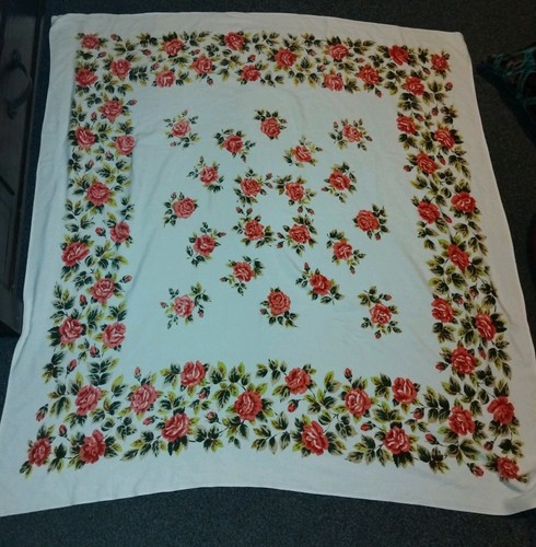 Pretty vintage rose table - rose,