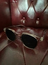 Clear-Frame Black-Lens