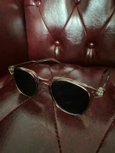 Clear frame black lens - clear-frame, black-lens