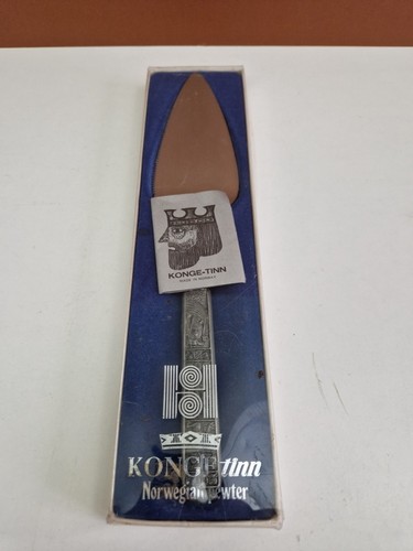 Konge tinn pewter cake slice - tinn,