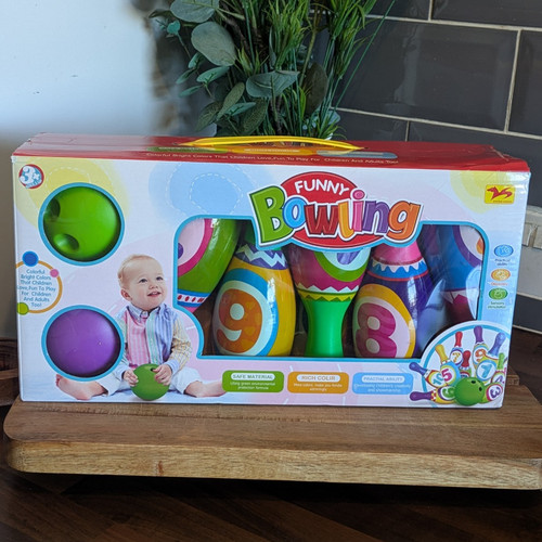 Kids plastic bowling set - kids,