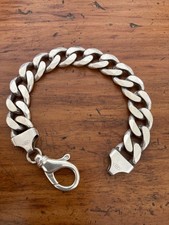 Men’s Sterling silver curb