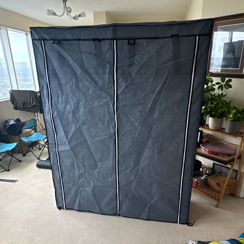 Grey fabric canvas - grey,