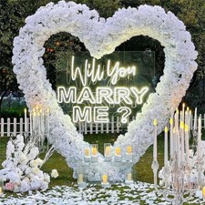 Large Love Heart Wedding Arch