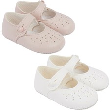 Baby Girls Pram Shoes Soft
