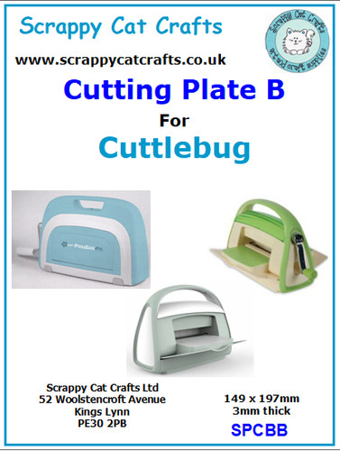 Cuttlebug die cutting - cutting, plate