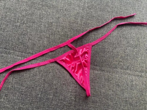 Ladies sexy pink - silk, look