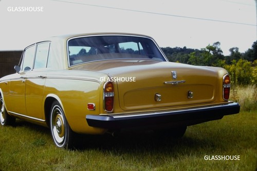 Rear view 1974 - of, rolls