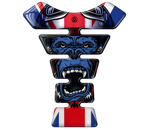 Biker gorilla union jack - biker,