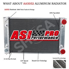 2 Row Aluminum Radiator For