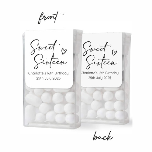 Tic tac favours birthday - |,