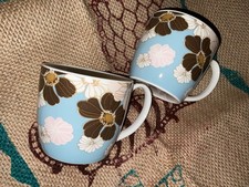 2 Johnson Brothers  mugs blue