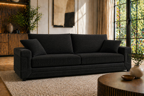 Denno plush sofa - sofa, 3