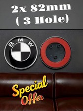 2x82mm Black 3 Hole Black