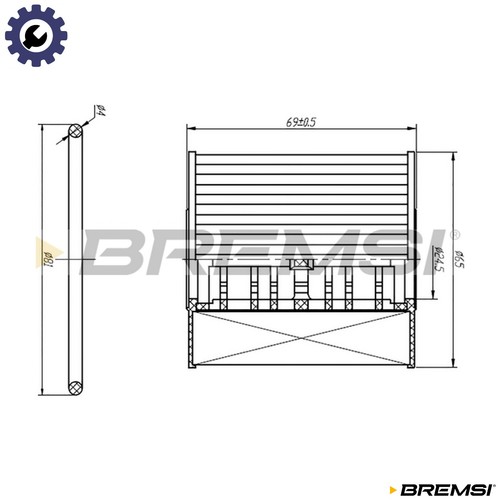 Oil filter fl0250 for mini - oil,