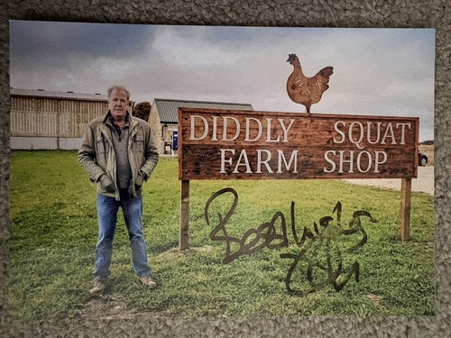 Signed photo jeremy clarkson - signed,