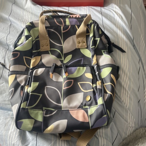 Mantaray blue floral rucksack - mantaray,
