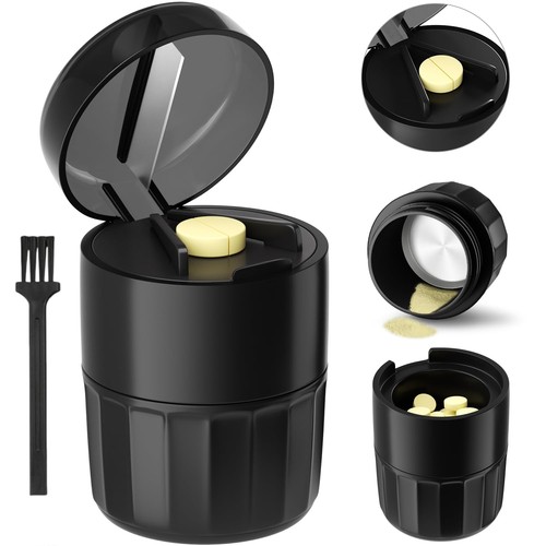 Pill crusher cutter - 3-in-1,