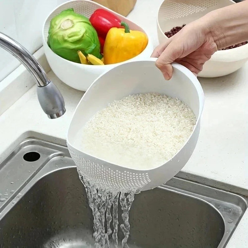 Rice washing strainer - rice,