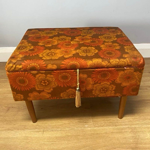Vintage floral storage - vintage,