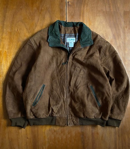 Vtg bean jacket - jacket, leather
