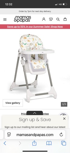 Mamas papas snax highchair - &,