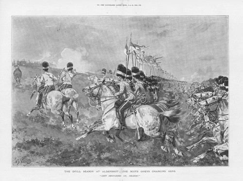 Drill season royal scots - royal, greys