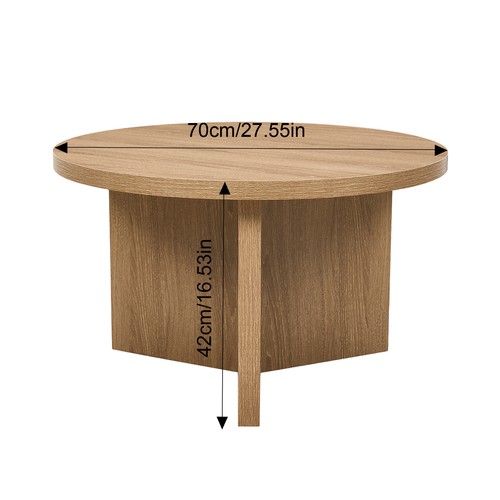 Round living room coffee table - room,