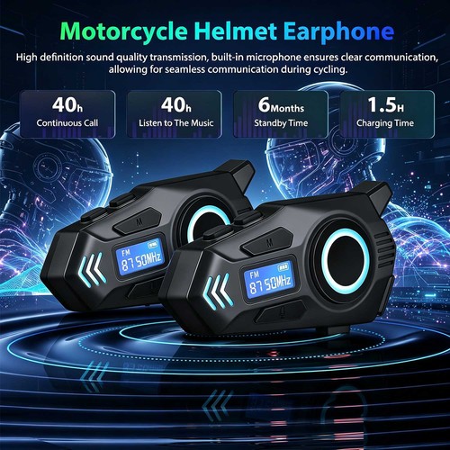2pcs motorcycle intercom - 2pcs,