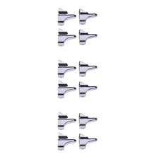 3 PCS Glass Metal Clamps Shelf