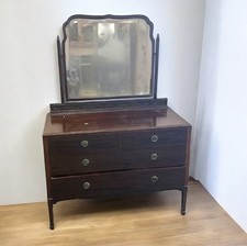 Antique Chest Of Drawers Dresser sink vanity With Mirror promo upcycle