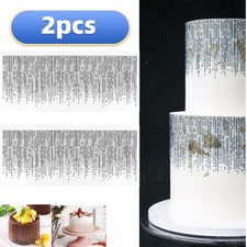 2Glimmer Lace Cake Stencil