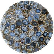 Epoxy Outdoor Table for Hotel and Restaurant Decor Round Shape Coffee Table Top