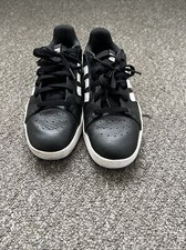 ADIDAS LHG 029003 UNISEX BLACK/WHITE TRAINERS UK SIZE 8