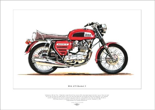 Bsa a75 rocket - bsa,