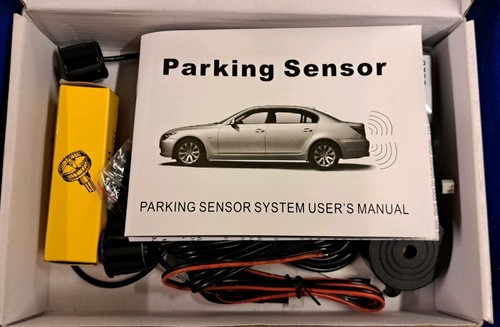 4pcs black parking sensors car - parking,