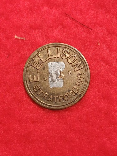 Vintage ellison shilling - e, 2