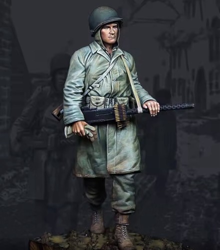 Ww2 infantry with - 1/16,