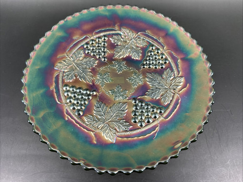 Northwood green carnival glass - northwood,