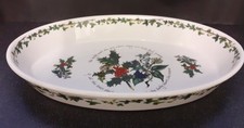 PORT MEIRION VINTAGE HOLLY & IVY  LARGE SERVING DISH/TURKEY PLATTER EX. COND.