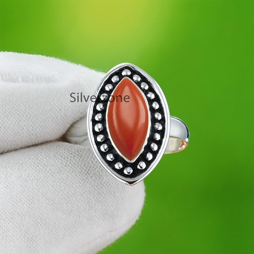 Coral gemstone 925 - gemstone, sterling