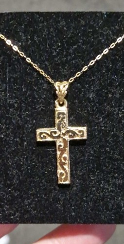 Solid 9ct gold reversible - solid,
