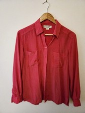 Jaeger Women Blouse 100%silk